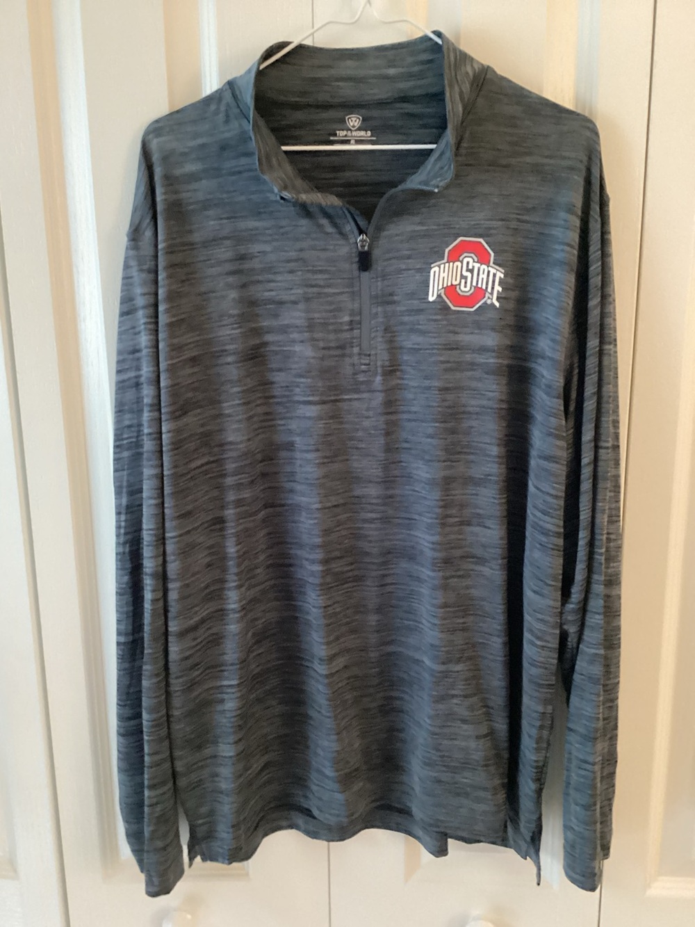 Top of the World Mens Ohio State Buckeyes 1/4 Pullover Shirt Sz XL - NWOT